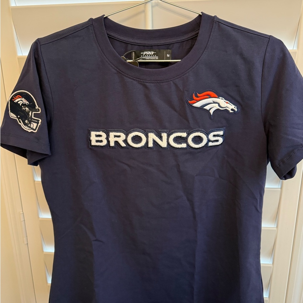 NFL Broncos Navy Blue Short Sleeve Tee